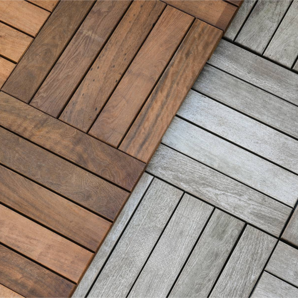 Le bois de terrasse extérieur devient-il toujours gris ?