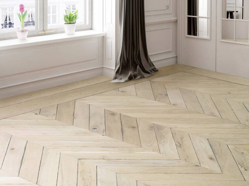 Parquet en point de Hongrie, l'esprit haussmannien et chic